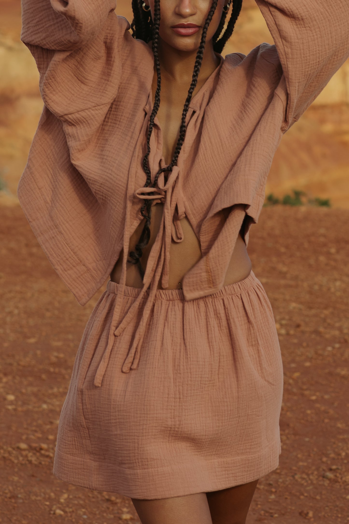 SUMBA Mini Skirt - Clay