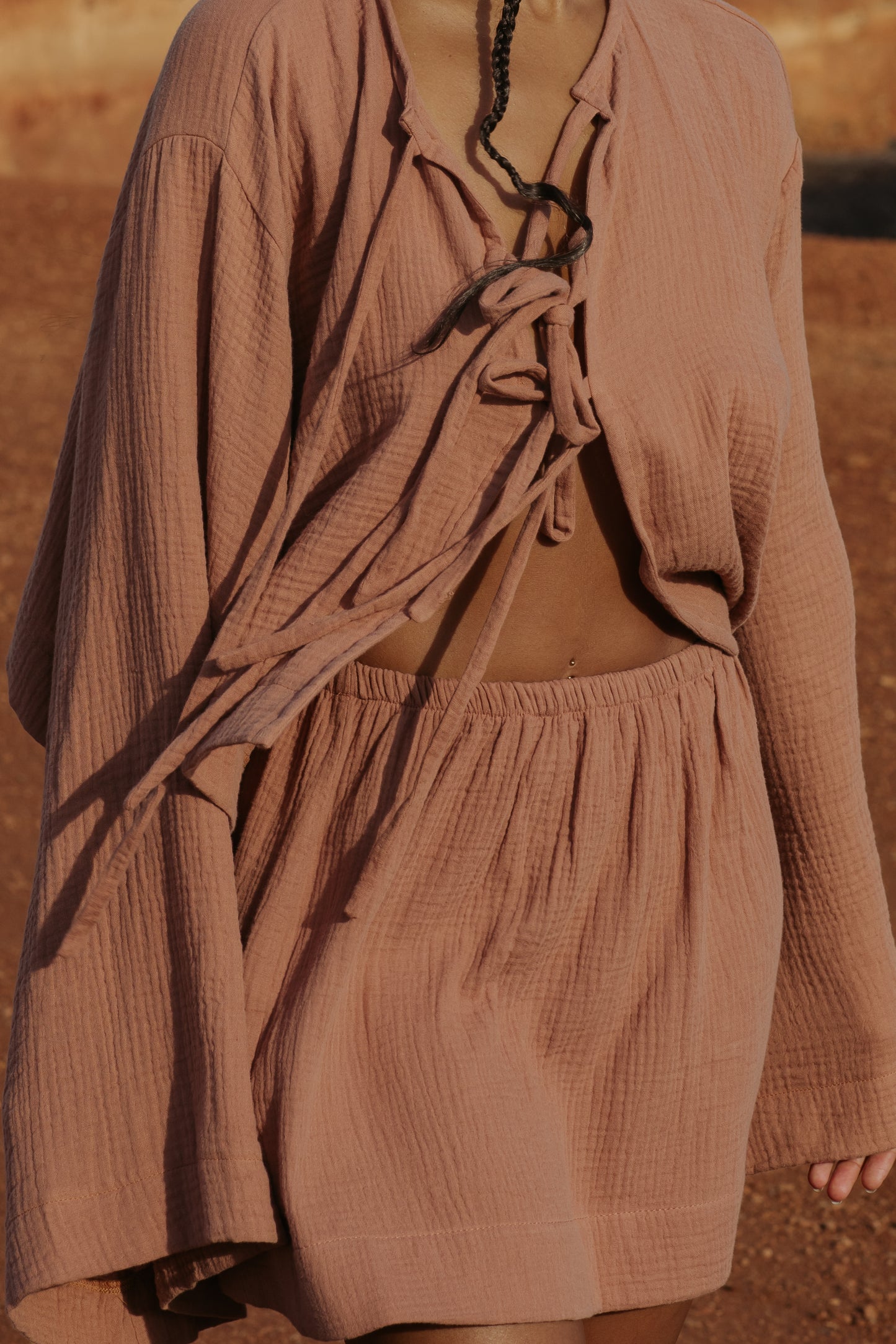 SUMBA Mini Skirt - Clay